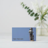 Sjabloon voor boomopmaak/landschapsontwerp visitekaartje (Staand voorkant)