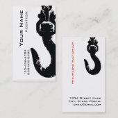 sjabloon voor bouwvergunning visitekaartje (Voorkant / Achterkant)