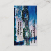 sjabloon voor bouwvergunning visitekaartje (Achterkant)