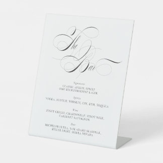 Sjabloon voor bruiloft reclamebord met voetstuk