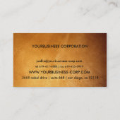Sjabloon voor bruin leder generieke visitekaartjes (Achterkant)