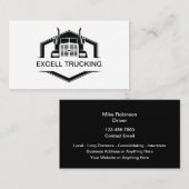 Sjabloon voor Business Card Trucking Services Visitekaartje (Voorkant / Achterkant)