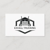 Sjabloon voor Business Card Trucking Services Visitekaartje (Voorkant)