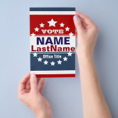 Sjabloon voor Campagne Blank Flyer (Hand)