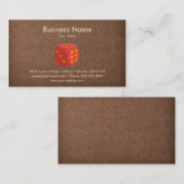 Sjabloon voor Casino-visitekaartjes Visitekaartje (Voorkant / Achterkant)