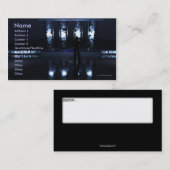 Sjabloon voor compacte Energy Business Card Visitekaartje (Voorkant / Achterkant)