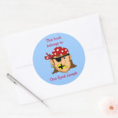 Sjabloon voor cowling Pirate Custom Book Labels (Envelop)