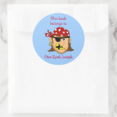 Sjabloon voor cowling Pirate Custom Book Labels (Tas)