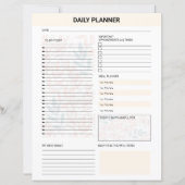 Sjabloon voor dagelijkse planner (Voorkant)