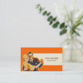 Sjabloon voor  dansinstructeur visitekaartje (Staand voorkant)