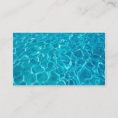 sjabloon voor de coole blauwe kaart voor de fotogr visitekaartje (Achterkant)