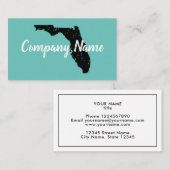 sjabloon voor de staatskaart van Florida Visitekaartje (Voorkant / Achterkant)