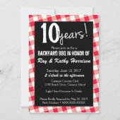 Sjabloon voor de uitnodiging tot Jubileum voor de  (Voorkant)