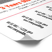 sjabloon voor de verkoop van honden poster (Hoek)