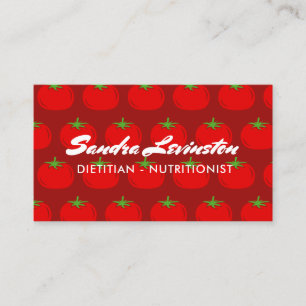 Sjabloon voor diëtititititische voedingsdeskundig visitekaartje