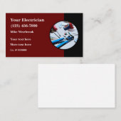 Sjabloon voor een moderne, eenvoudige visitekaartj visitekaartje (Voorkant / Achterkant)