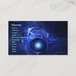 Sjabloon voor een Turbinebedrijfskaart zonder zwaa Visitekaartje