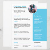 Sjabloon voor één vel luidspreker (Voorkant / Achterkant)