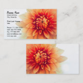 Sjabloon voor een ventilatorbedrijfskaart visitekaartje (Voorkant / Achterkant)