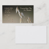 Sjabloon voor een "Wild Oat"-visitekaartje Visitekaartje (Voorkant / Achterkant)