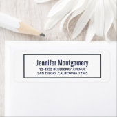 sjabloon voor eenvoudig adres etiket (Insitu)