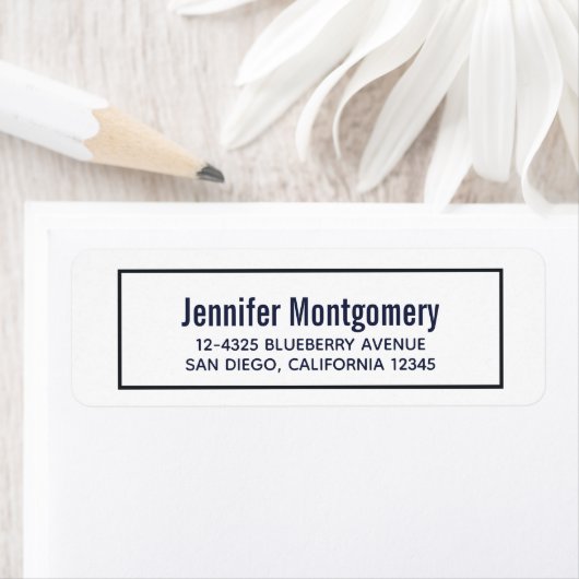 sjabloon voor eenvoudig adres etiket (Insitu)