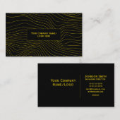 Sjabloon voor elegante en stijlvolle visitekaartje (Voorkant / Achterkant)