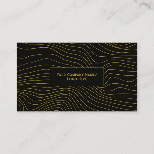 Sjabloon voor elegante en stijlvolle visitekaartje (Voorkant)