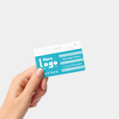 Sjabloon voor evenementenbadge badge (Handheld)