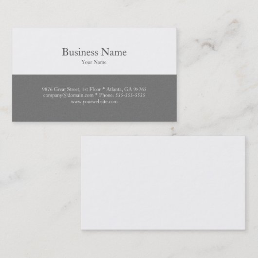 Sjabloon voor externe visitekaartjes (Voorkant / Achterkant)