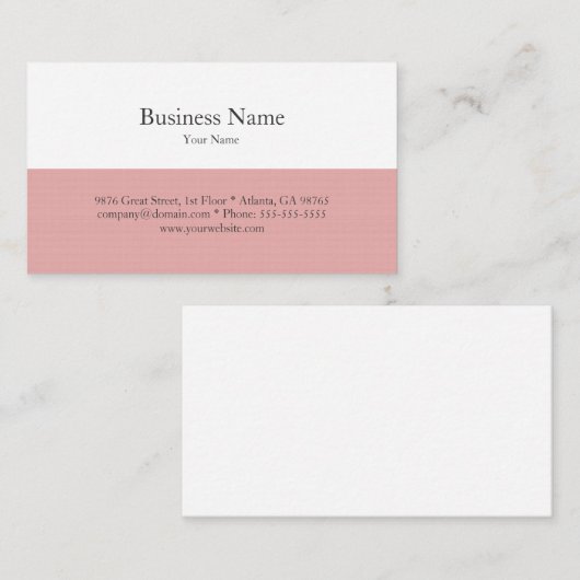 Sjabloon voor externe visitekaartjes (Voorkant / Achterkant)