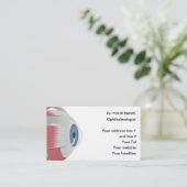 Sjabloon voor eye Doctor Business Card Visitekaartje (Staand voorkant)