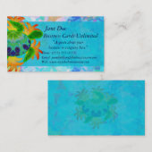 Sjabloon voor FAME Turtle Business Card Visitekaartje (Voorkant / Achterkant)