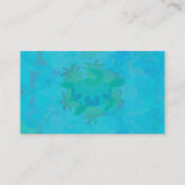 Sjabloon voor FAME Turtle Business Card Visitekaartje (Achterkant)