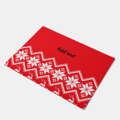 Sjabloon voor feestelijk ontwerp, aanpasbaar deurmat (Schuin)