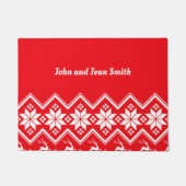 Sjabloon voor feestelijk ontwerp, aanpasbare deur deurmat (Voorkant)