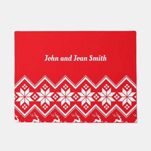 Sjabloon voor feestelijk ontwerp, aanpasbare deur deurmat (Voorkant)