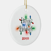 Sjabloon voor feestelijke fotoversiering keramisch ornament (Rechts)