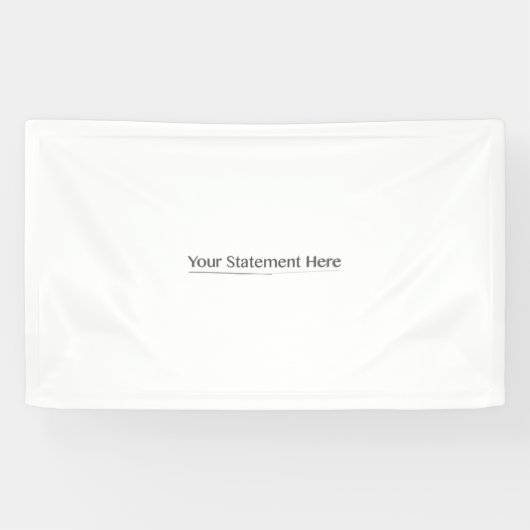 Sjabloon voor Fit Square jouw tekst hier, Whites T Spandoek (Horizontaal)