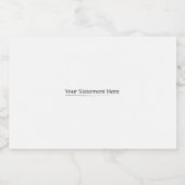 Sjabloon voor Fit Square jouw tekst hier, Whites T Voedselcontainer Etiket (Enkel label)