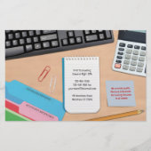 Sjabloon voor flyer voor accountantsdiensten CPA (Voorkant)