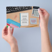 Sjabloon voor flyer voor accountantsdiensten CPA (Hand)