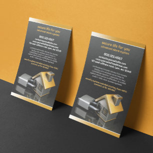 Sjabloon voor flyer voor beveiligingsalarmsysteem