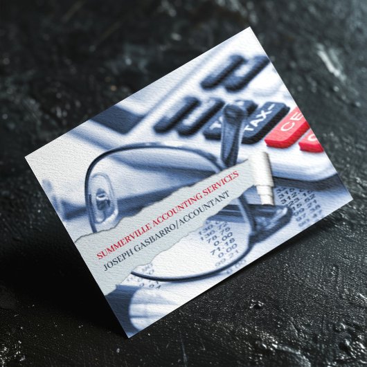 Sjabloon voor flyer voor boekhoud- en belastingdie