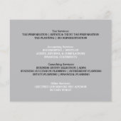 Sjabloon voor flyer voor professionele accountants (Achterkant)