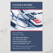 Sjabloon voor flyer voor professionele accountants (Voorkant)