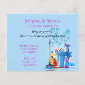 Sjabloon voor Flyer voor Professionele Schoonmaakd (Voorkant)
