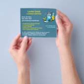 Sjabloon voor Flyer voor Professionele Schoonmaakd (Hand)
