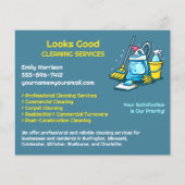 Sjabloon voor Flyer voor Professionele Schoonmaakd (Voorkant)