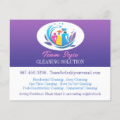 Sjabloon voor Flyer voor Professionele Schoonmaakd (Voorkant)